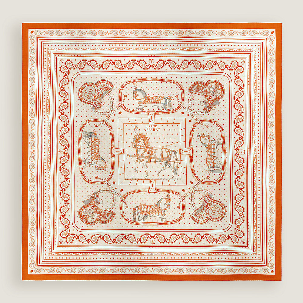 Grand Apparat Bandana shawl 140 | Hermès Canada